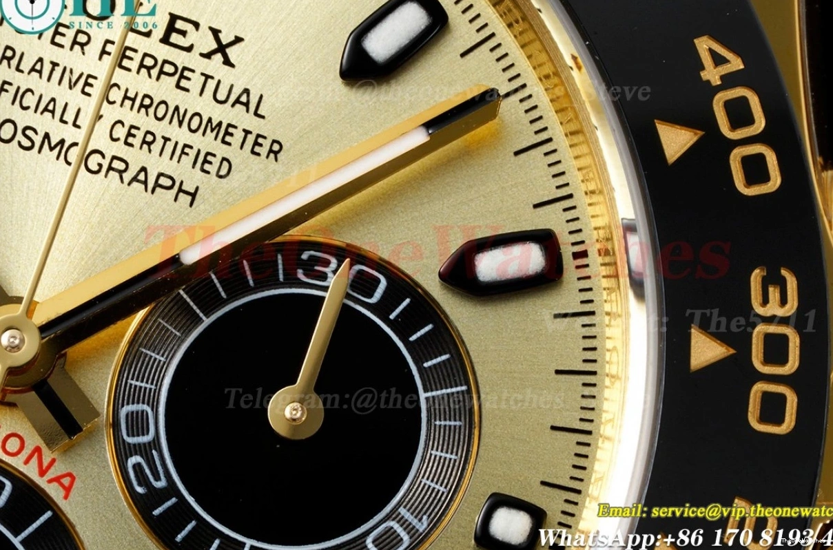 YG BTF 904L Dial SA4130 V2 RU 116518 Daytona Gold 0108